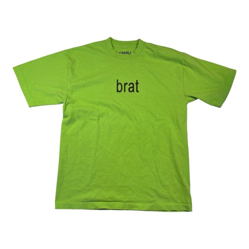 Charli XCX Brat 2025 Tour T-shirt Unisex Medium Adult